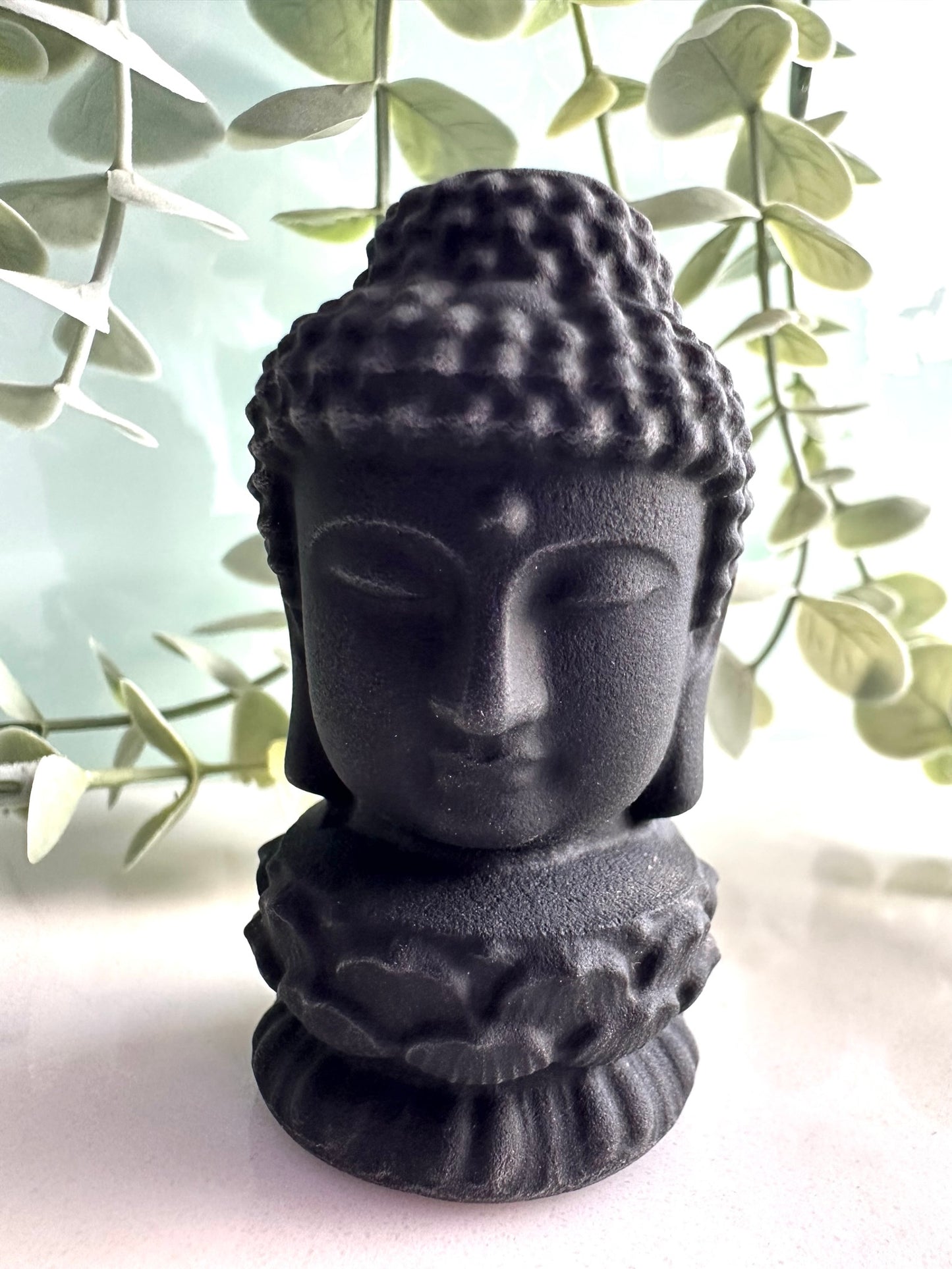 Black Obsidian Buddha