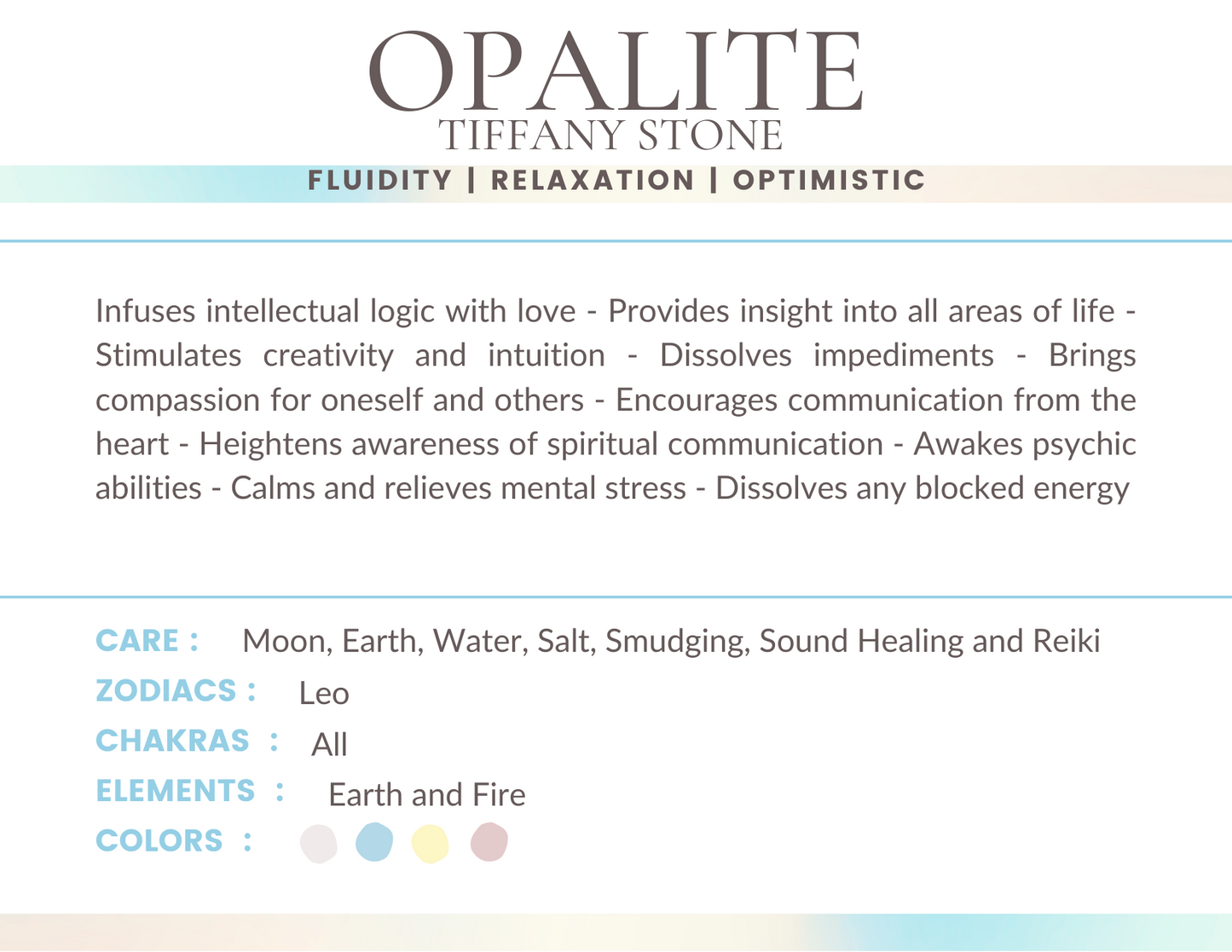 Opalite Tumble Stone