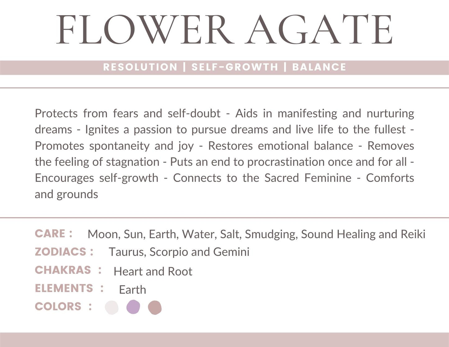 Flower Agate Donut