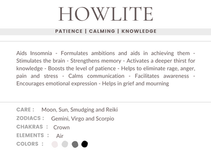 Howlite Sphere