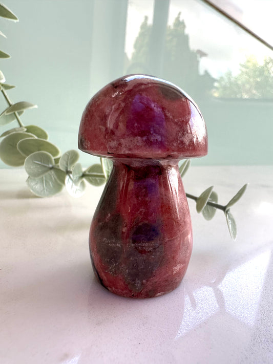 Rhodonite Mushroom