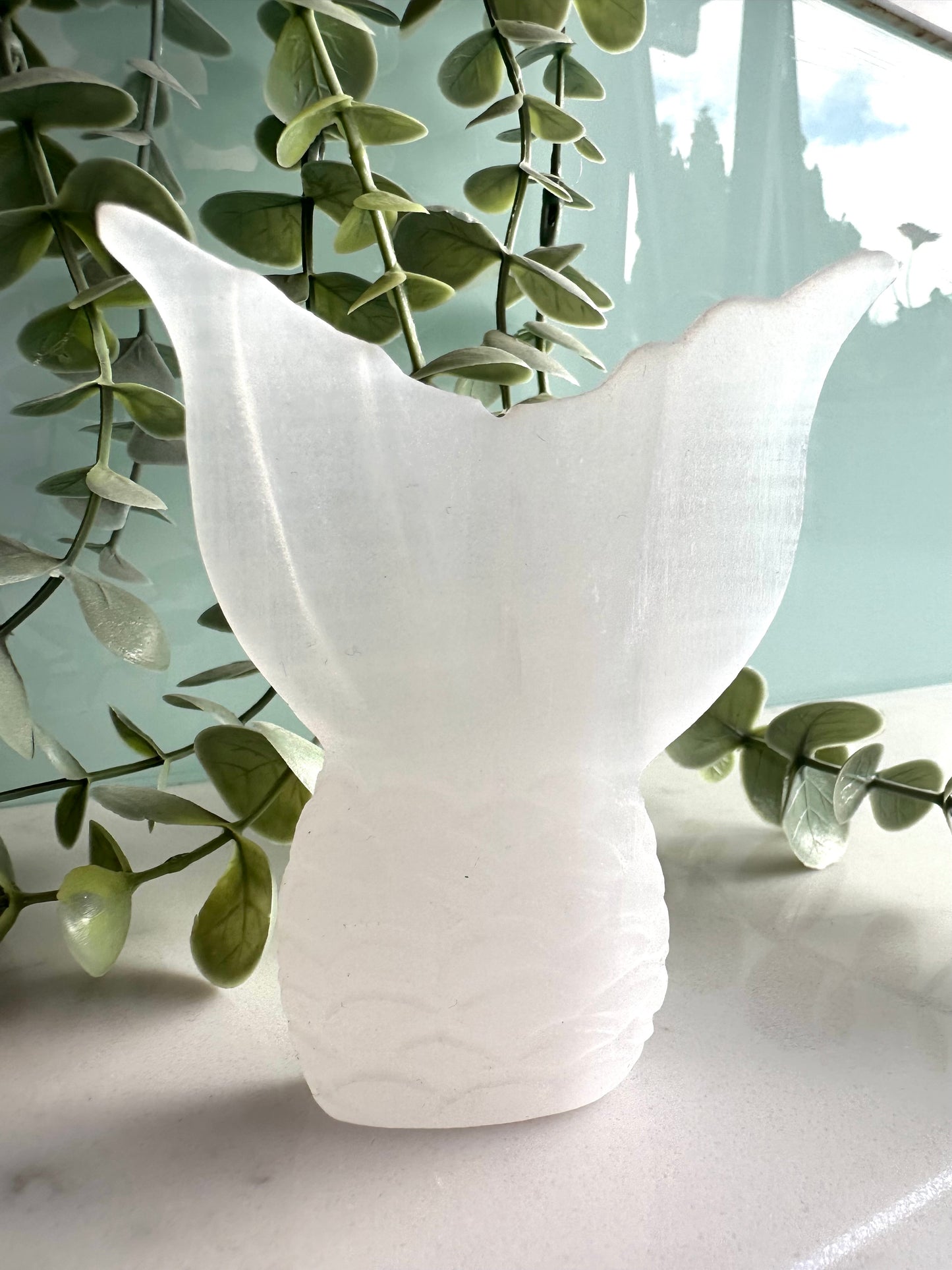 Selenite Fish Tail