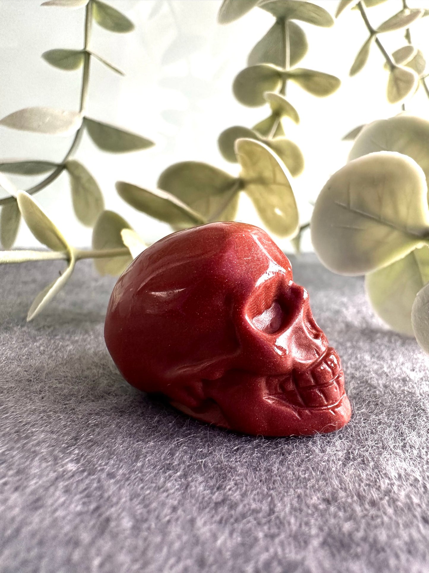 Golden Sandstone Skull